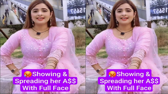 Marvi Chaudhari Famous – Paki TikToker Most Exclusive – Viral Video Showing & Spreading her – Huge Ass with Full Face