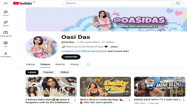 Youtuber Model Oasi Das – Dick Blowjob & Fucking