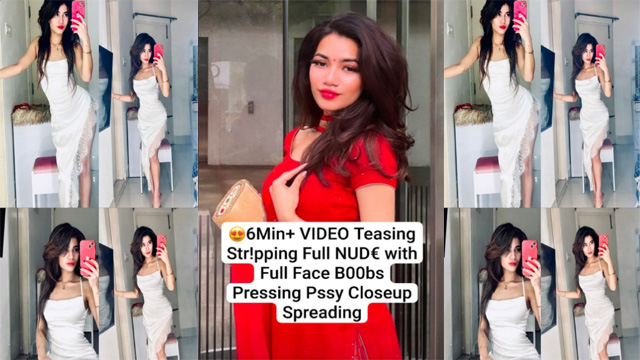Famous Instagram Influencer – Paid Videocall Teasing Stripping – Full Nude with Full Face