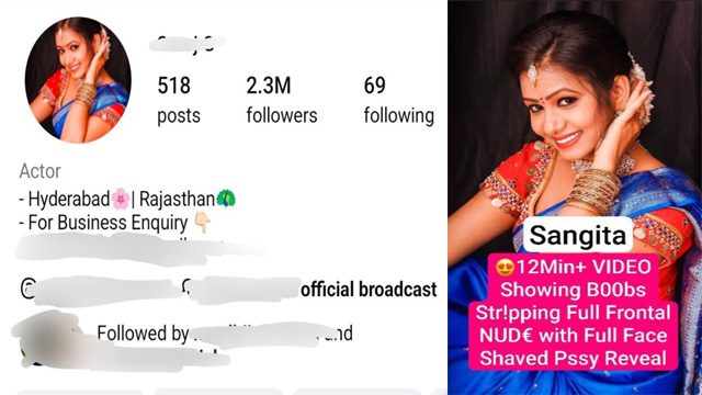 Sangita Famous Actress Showing Boobs – Stripping Full Frontal Nude – with Full Face Amazing Figure Mms Video