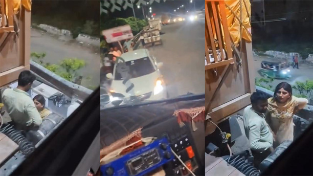 Hot Paid Randi Blowjob Truck Driver On Public Road – Seduce New Porn