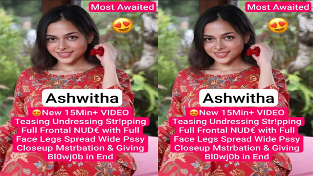 Viral Ashw!tha Most Awaited New Teasing – Closeup Mstrbation Video