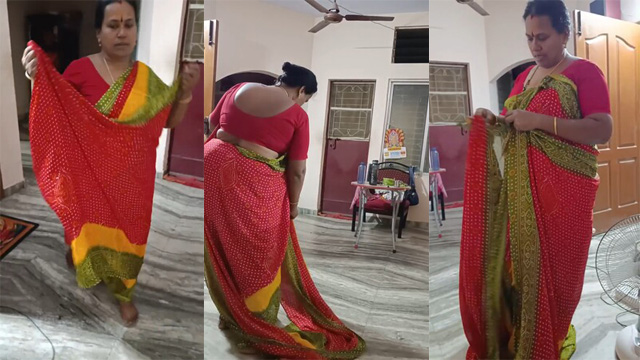 New Tamil Mom Dress Change Infront – son Secretly Recorded it Video Watch Free