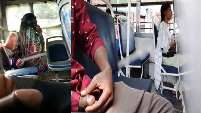 Daring Horny Guy – Flash Dick Inside Public Bus Viral Video