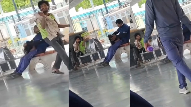 Indian Crazy Guy Getting Blowjob In – Railway Station In Public Capchar Viral