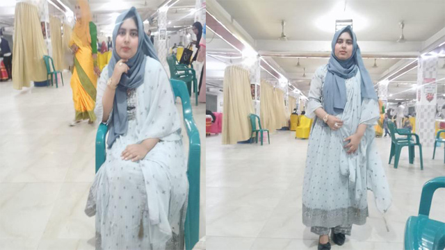 Innocent Looking Hijabi Babe Showing & Masturbating