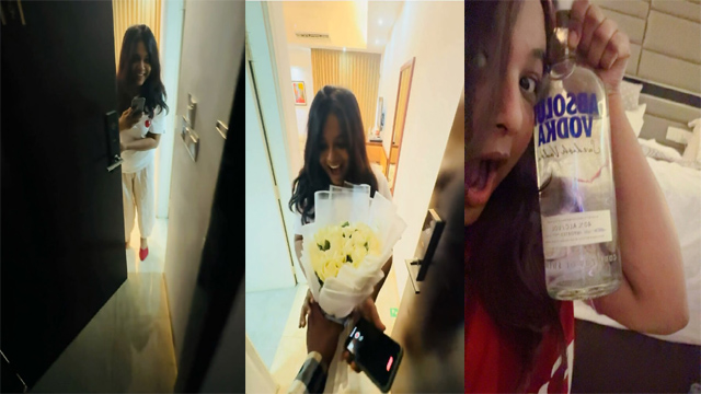 Horny Drinking Faria Bathing Fucking Mms Part 3