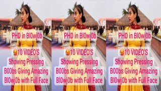 Desi GF PHD in Blowjob Boobs – Giving Amazing Free Watch