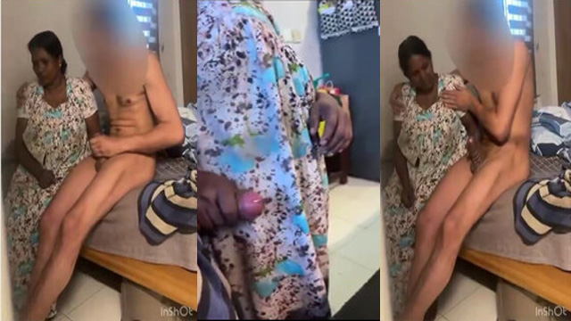 Bachelor College Boy Giving Bj Fucking of her Maid